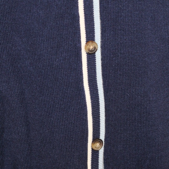 Joan Rivers Long-Sleeve Button-Back Sweater with Tipping  NWOT - Picture 6 of 10